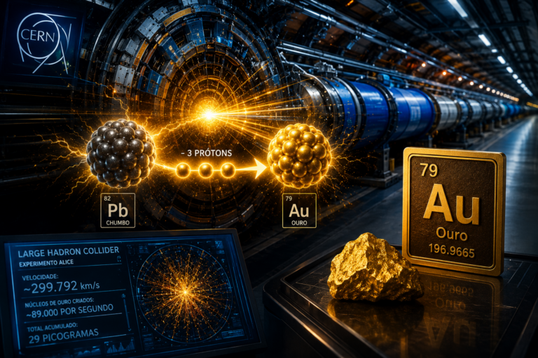 Cientistas transformam chumbo em ouro durante eexperimento histórico