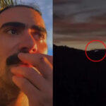 Influenciador Mayk Leão registrou um enorme objeto luminoso sobre uma área rural do Paraná. Imagens, sons incomuns e o desaparecimento repentino da estrutura chamaram atenção nas redes sociais.